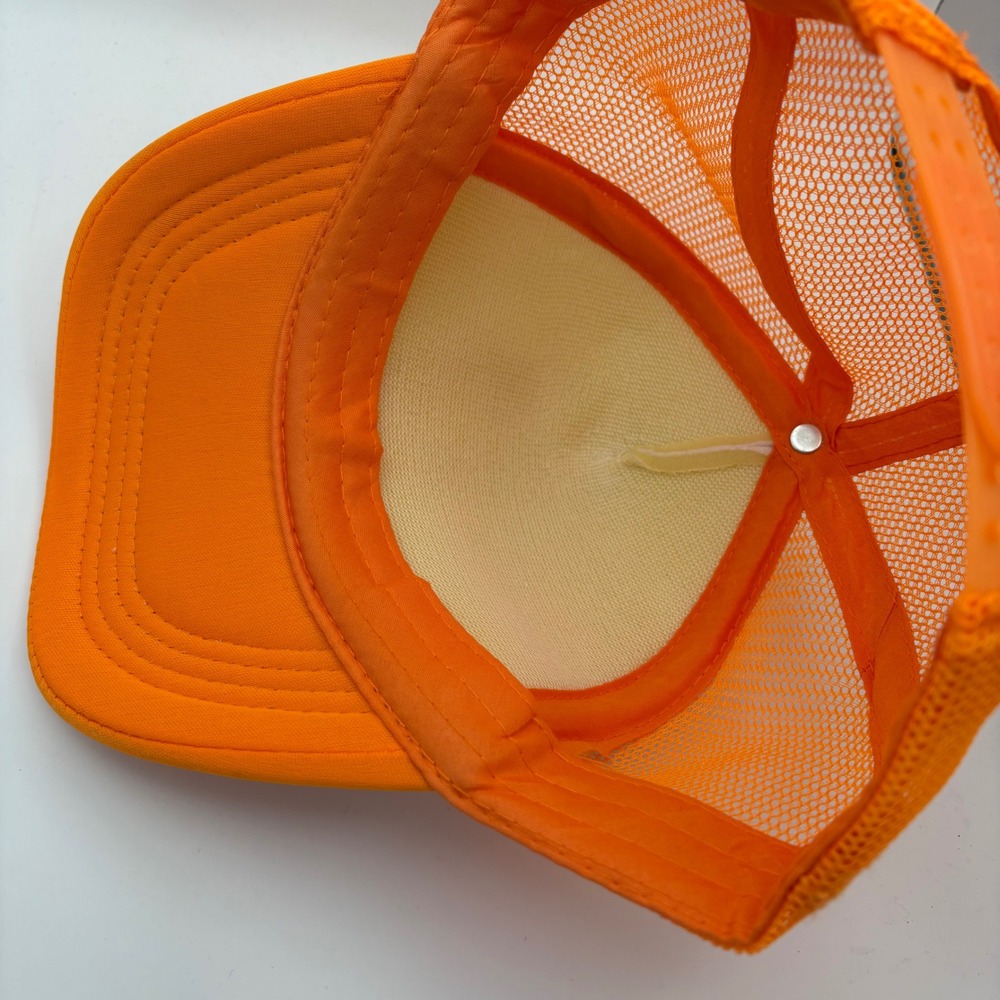 Pokémon Kids One Size Trucker Hat Orange Flareon Graphic Snapback - Picture 3 of 6